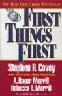 book covers first things first