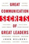 book covers great communication secrets of great leaders