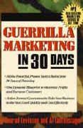 book covers guerrilla marketing in 30 days