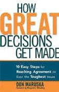 book covers how great decisions get made