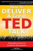 book covers how to deliver a great ted talk