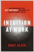 book covers intuition at work
