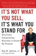 book covers its not what you sell its what you stand for