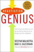 book covers negotiation genius