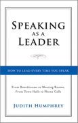 book covers speaking as a leader