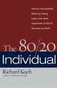 book covers the 80 20 individual