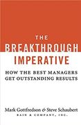 book covers the breakthrough imperative