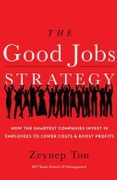 book covers the good jobs strategy