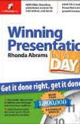 book covers winning presentation in a day