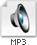 old mp3 icon